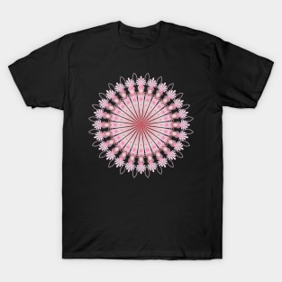 Pink Angel Of Love Mandala T-Shirt